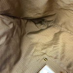 Fendi Brown Leather Trim Canvas  Zucca Tote Bag