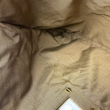 Fendi Brown Leather Trim Canvas  Zucca Tote Bag