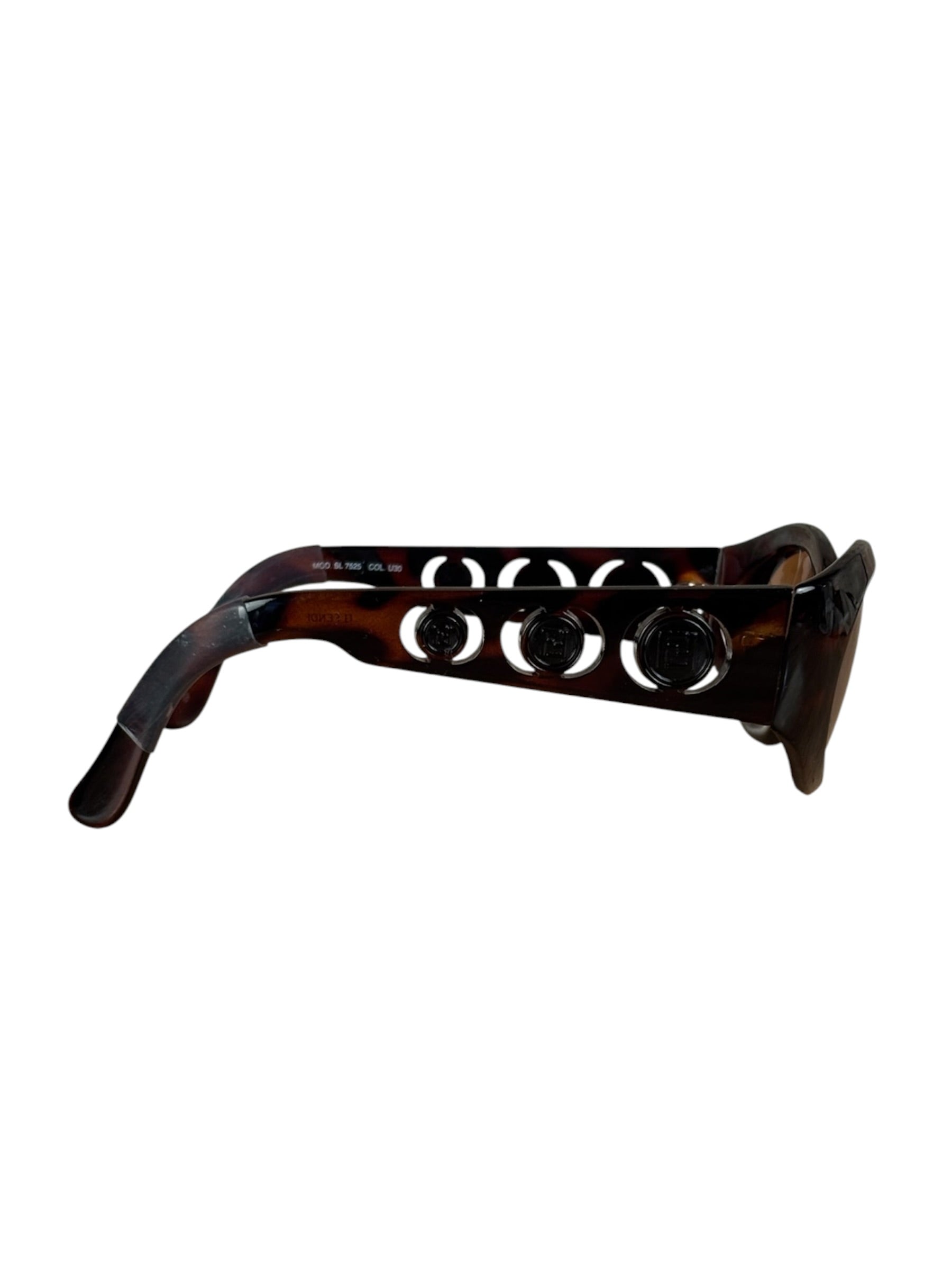 Fendi Vintage Tortoise Frame Sunglasses