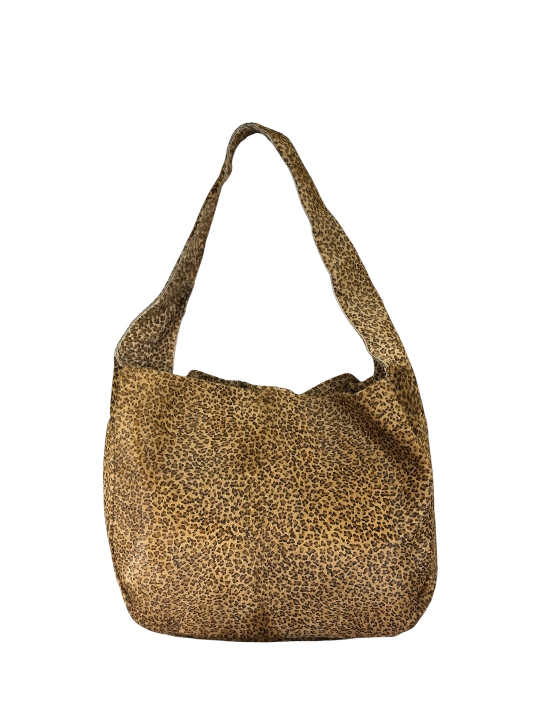 Bottega Veneta Vintage Leopard-Print Pony Hair Tote Bag