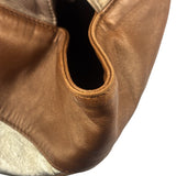 Loewe Gold/Bronze Leather Nappa Aire Handbag