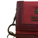 Burberry Blue Label Red Suede/ Leather Wallet
