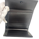 Christian Dior Vintage Patent Leather Gray Bi-Fold Wallet