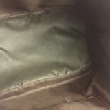 Fendi Beige/Red Leather Trim Zucca Buckle Tote