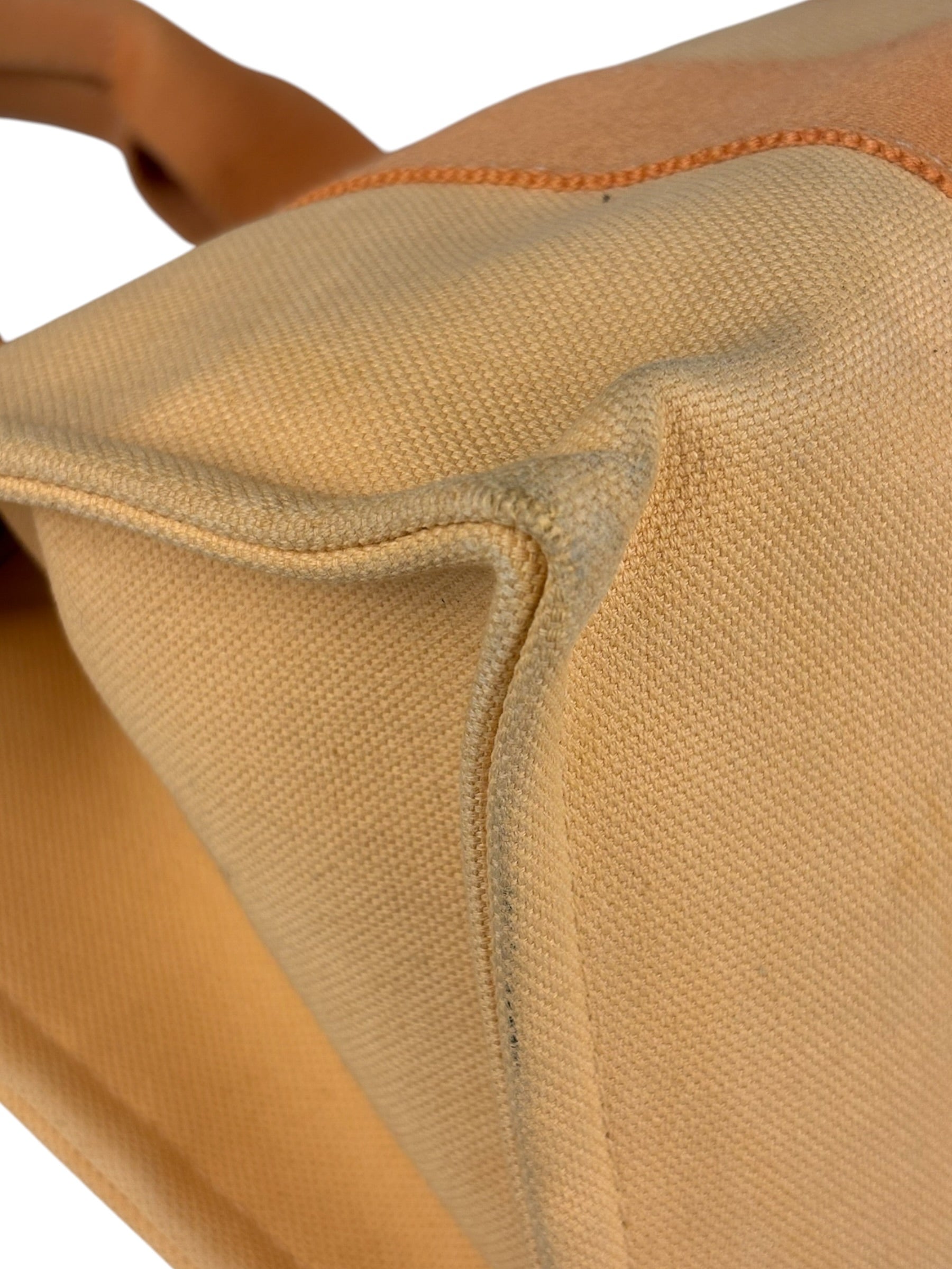 Hermes Light Beige/Orange Bora Bora Tote Bag PM