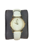 Gucci 126.5 GG Cream Leather Dial & Band