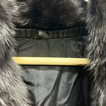 Vintage Saga Ranched Mink Black Fur Coat