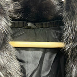 Vintage Saga Ranched Mink Black Fur Coat