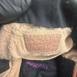 Louis Vuitton Vintage Rose Pink Monogram Denim Slightly Hobo Bag