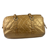Chanel Gold Quilted Lambskin Lady Braid Flap Bag 2005