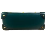 Gucci Green Padlock Bamboo Handle Handbag
