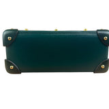 Gucci Green Padlock Bamboo Handle Handbag