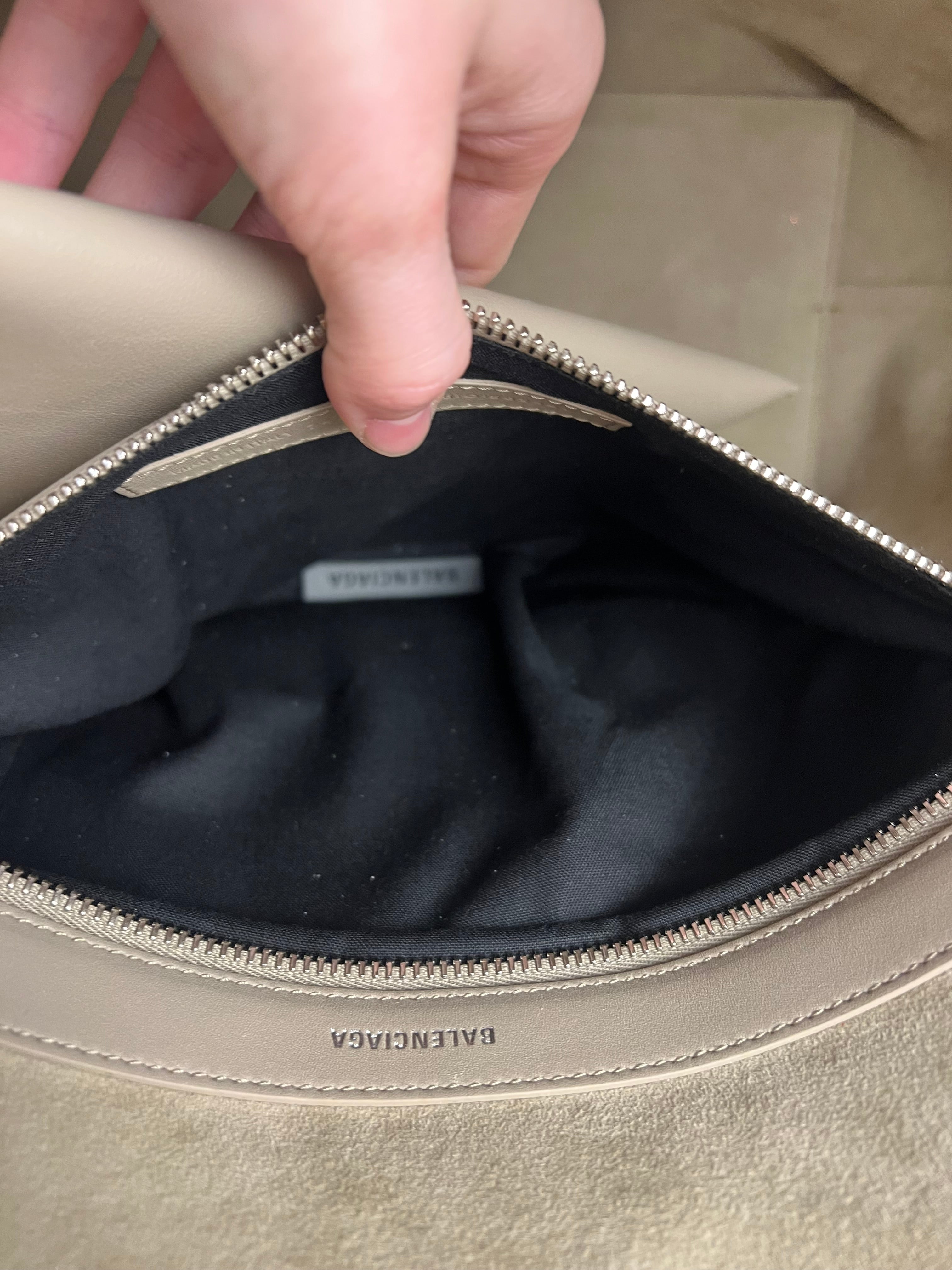 Balenciaga Beige Leather Mary Kate Tote Bag
