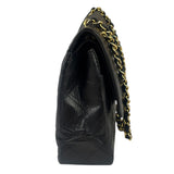 Chanel Black Quilted Leather Double Flap Small Bag