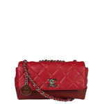 Chanel Red Quilted Leather Boy Flap Bag 2014