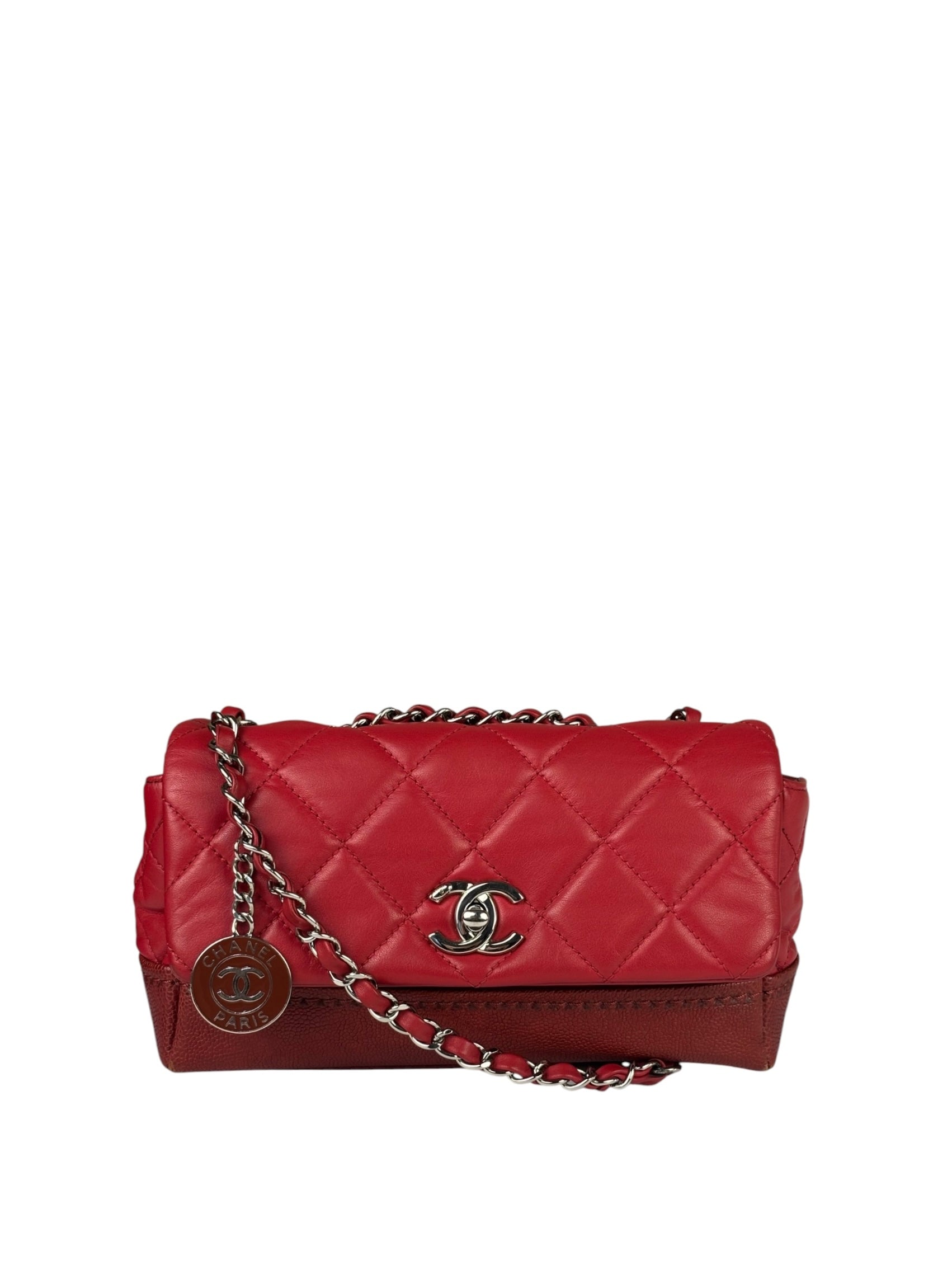 Chanel Red Quilted Leather Boy Flap Bag 2014