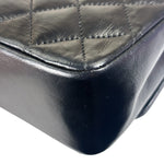 Chanel Black Quilted Leather Flap Bag 1989