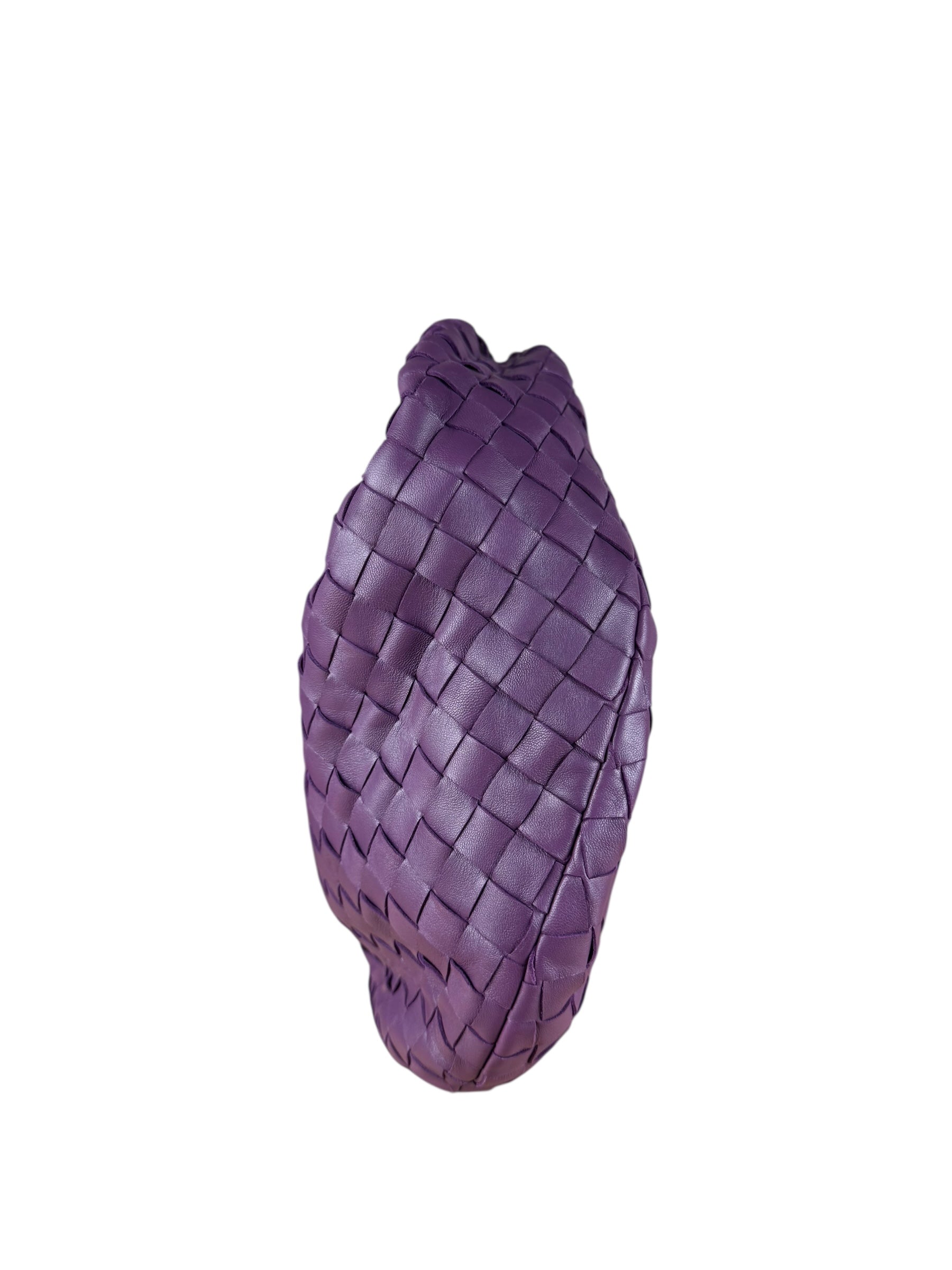Bottega Veneta Purple Nappa Intrecciato Leather Jodie Hobo