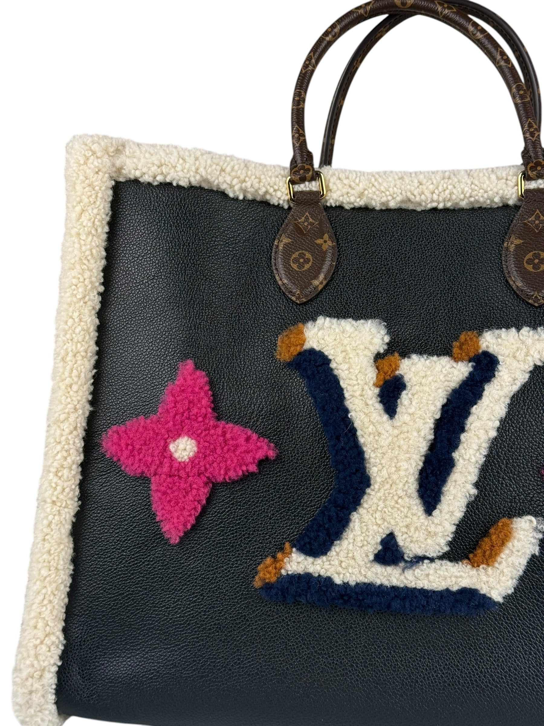 Louis Vuitton OnTheGo Black Leather 2020 Teddy Collection