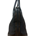 Louis Vuitton Limited Edition Black Monogram Transparence Lockit Hand Bag