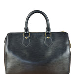 Louis Vuitton Vintage Black Epi Leather Speedy Hand Bag 25