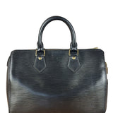 Louis Vuitton Vintage Black Epi Leather Speedy Hand Bag 25