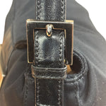Fendi Vintage Black Mamma Baguette Shoulder Bag