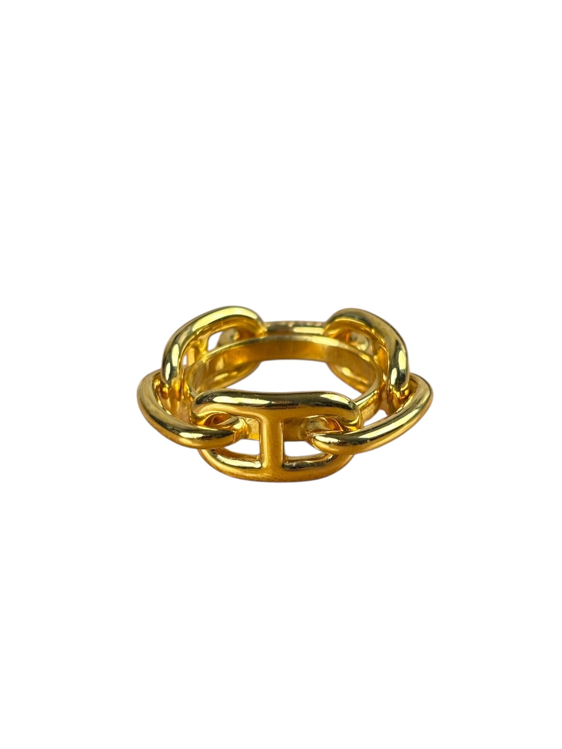 Hermes Regate Gold-Tone Scarf Ring