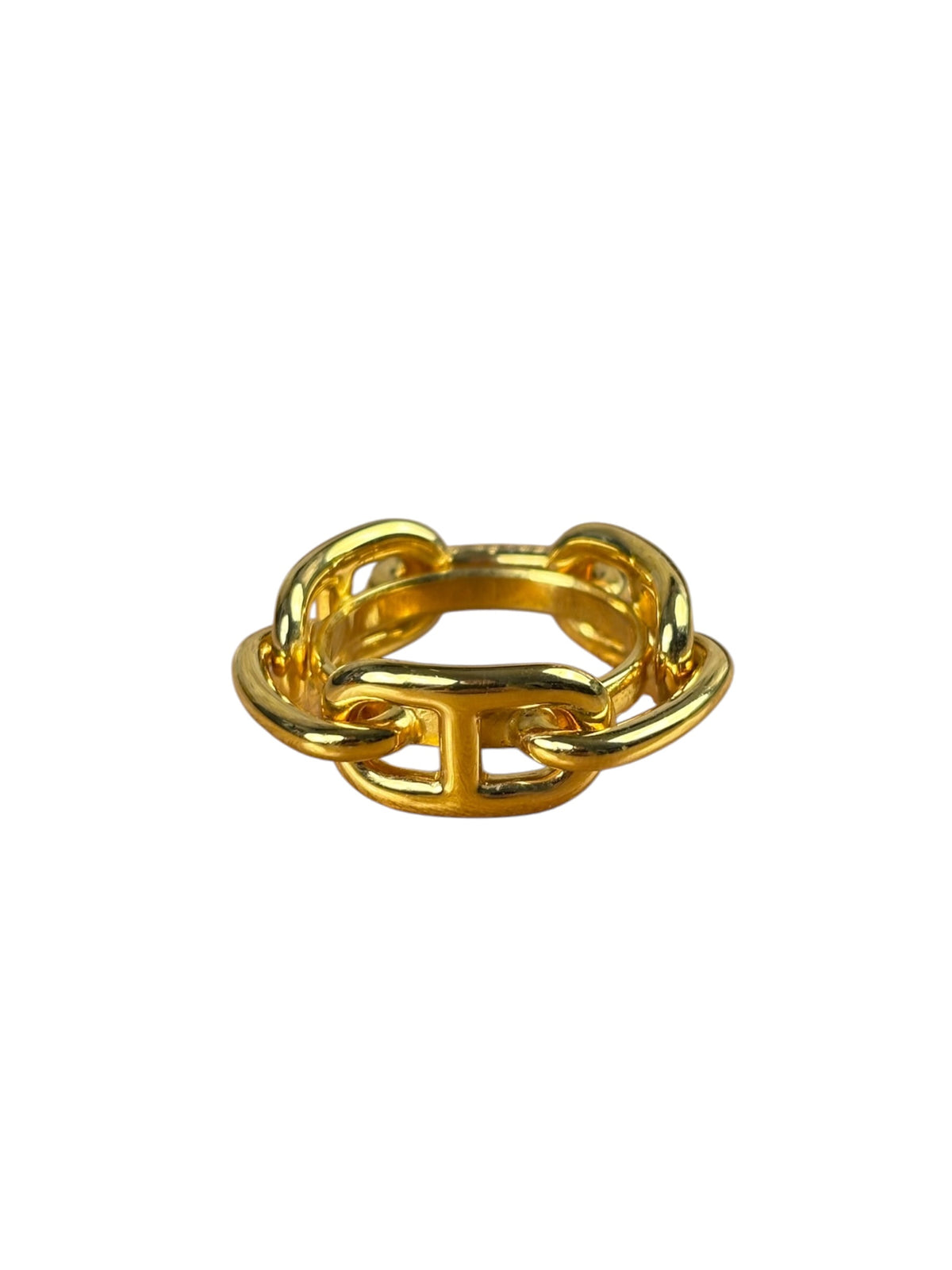 Hermes Regate Gold-Tone Scarf Ring