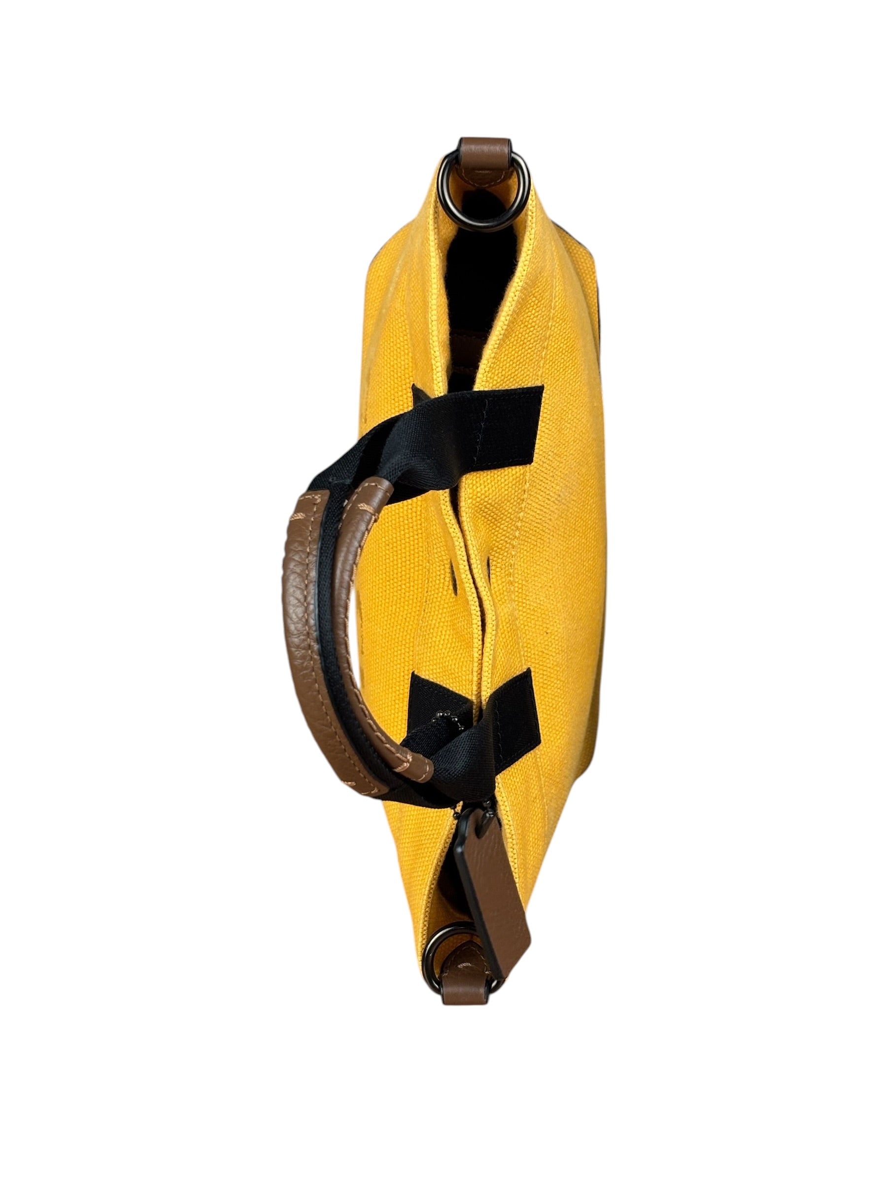 Coach Mustard Yellow Tote 20 In Colorblock Two-Way Bag