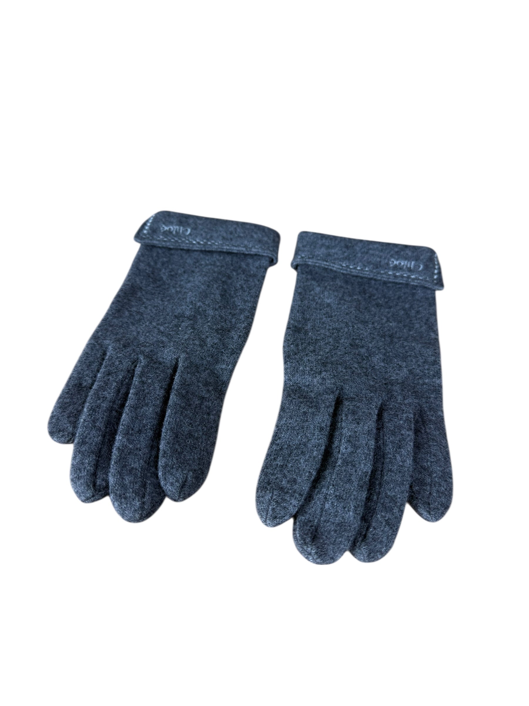Chloé Grey Wool Gloves