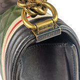 Chanel Multicolor Lambskin Crest S Boy Bag