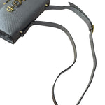 Gucci Zumi Grey Python Leather Small Shoulder Bag