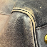 Prada Bicolor Cervo Ombre Leather Top Handle Bag