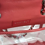 Chanel 2018 Pink Quilted PVC Vanity Zip Backpack