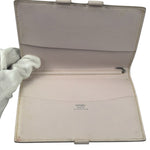 Hermes Light Pink Box Leather Passport Holder 2007