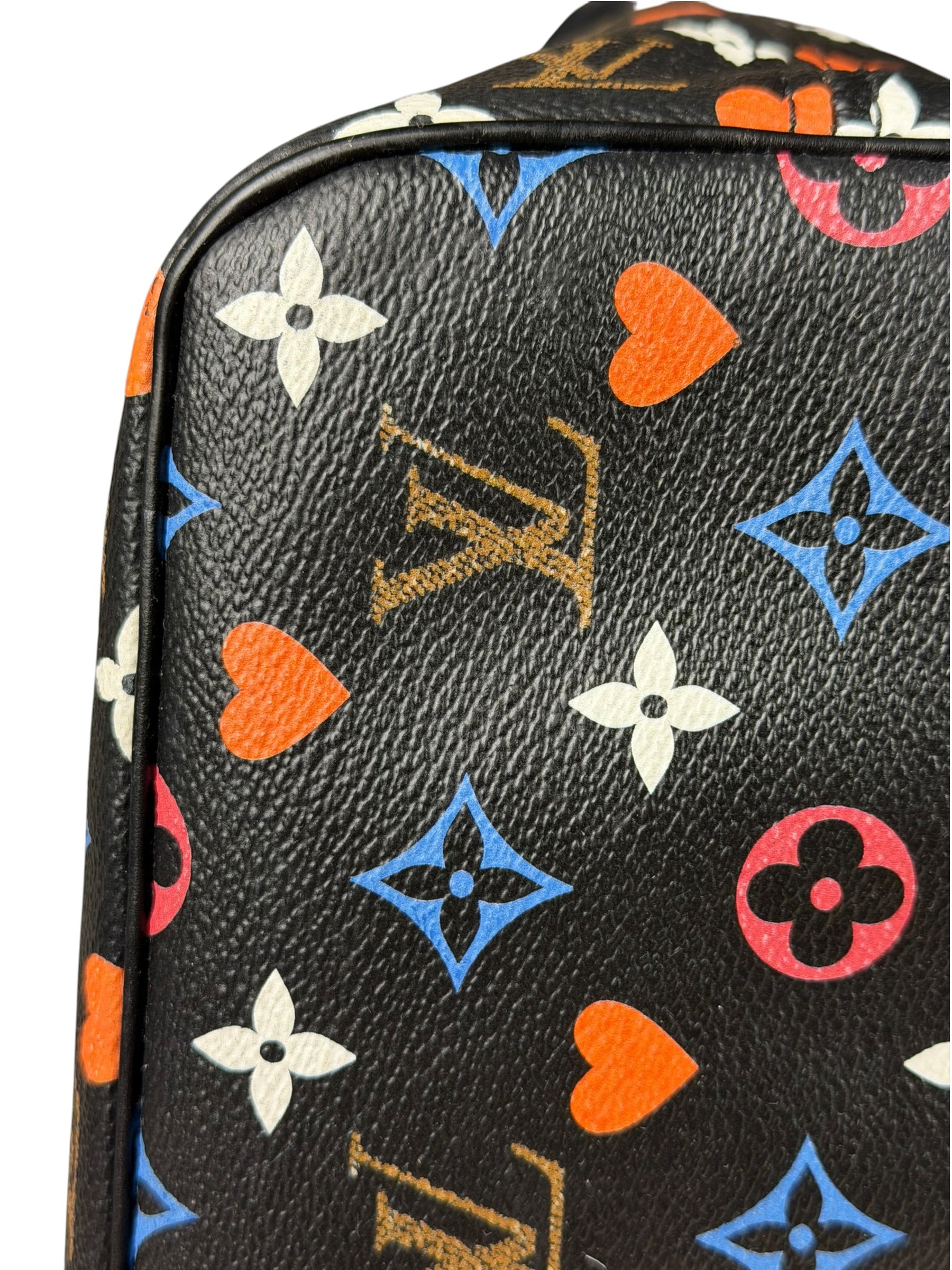 Louis Vuitton Black 'Game On' MM Neverfull Tote Bag