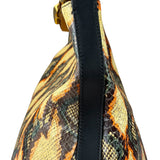 Fendi Multicolor Snakeskin Hobo Bag
