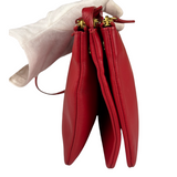 Celine Red Leather The Row 90's Shoulder Bag