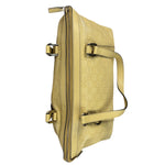 Gucci Yellow Leather GG Abbey Shoulder Bag