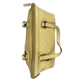Gucci Yellow Leather GG Abbey Shoulder Bag