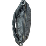 Louis Vuitton Limited Edition Grey Leather Monogram Olympe Nimbus Hobo Bag