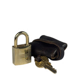 Hermes Cedena Lock & Key Leather Clochette Set