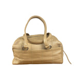 Chanel Beige Caviar Chocolate Bar Boston Bag