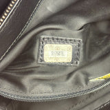 Chanel Vintage Black Calfskin Front Pocket Tote 1997