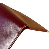 Cartier Vintage Maroon Leather Bifold Wallet