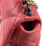 Chanel Pink Quilted Lambskin Flap Bag 2020