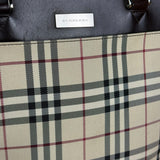 Burberry Vintage Canvas Nova Check Tote