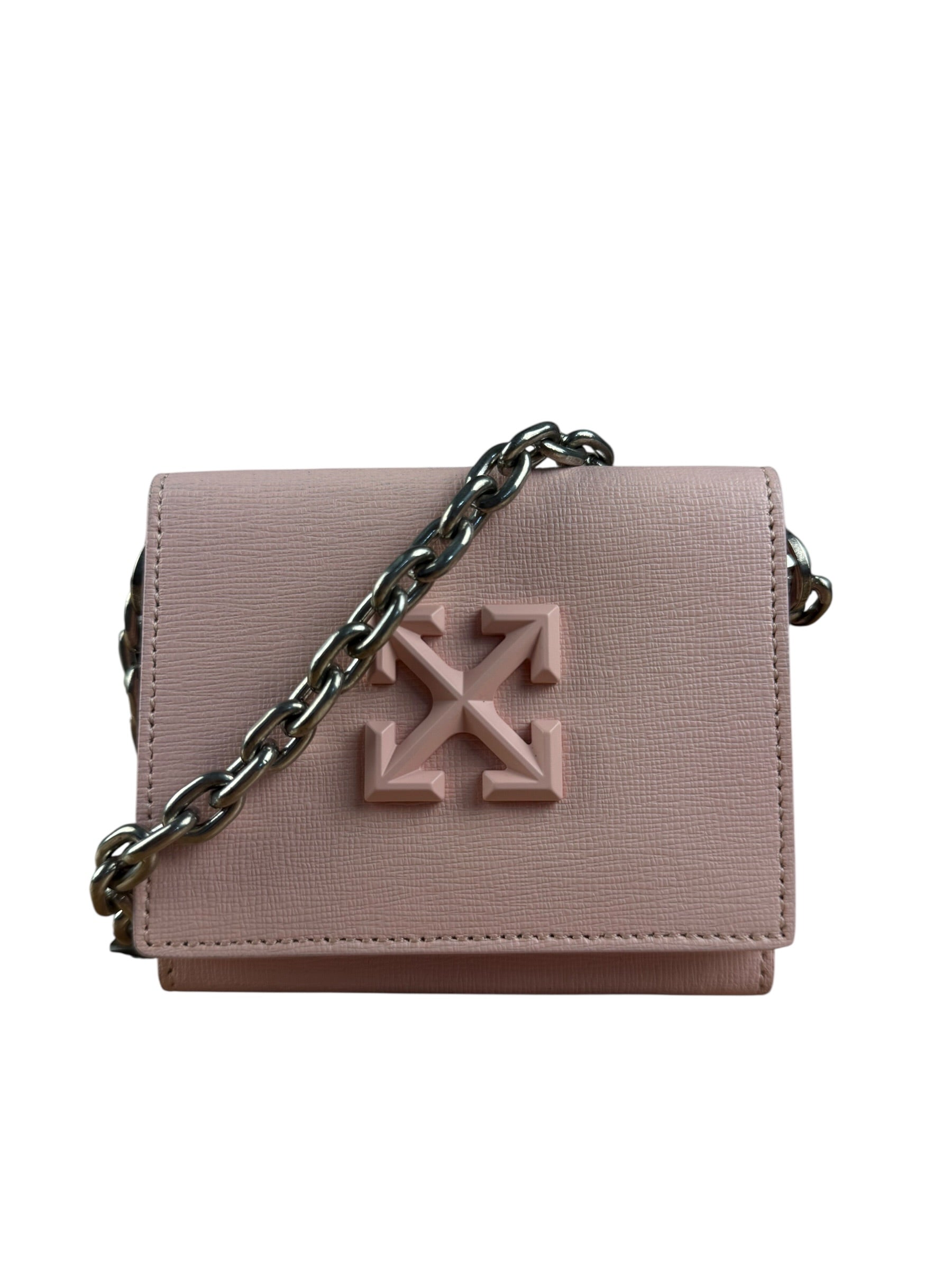 Off White Pink Jitney 0.5 Crossbody Bag