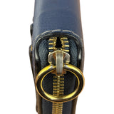 Chloé Dark Blue Leather Marcie Long Zip Wallet